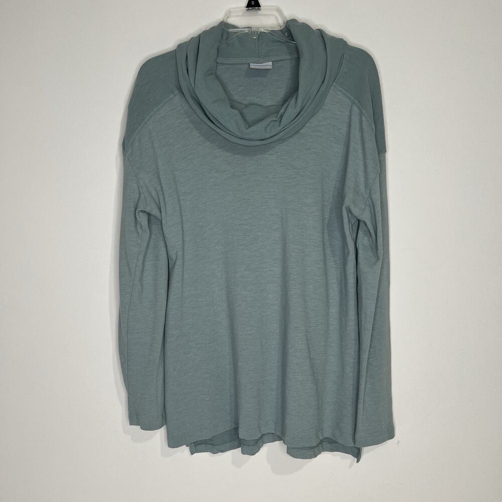 Columbia Women’s Size XL Long Sleeve Cotton Blend Cowl Neck Pullover Top Layer